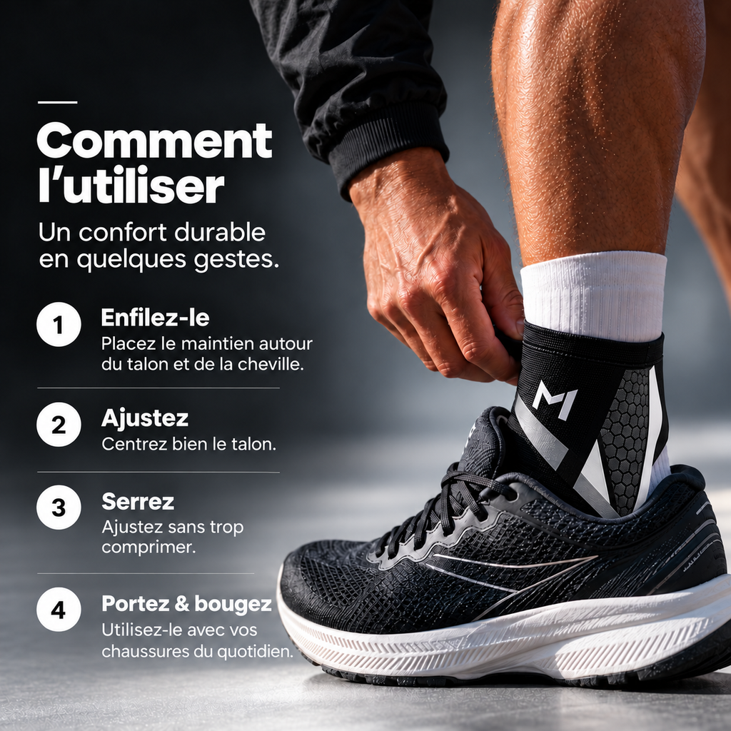 Miko Stabil – Chevillère de Compression & Soutien du Talon