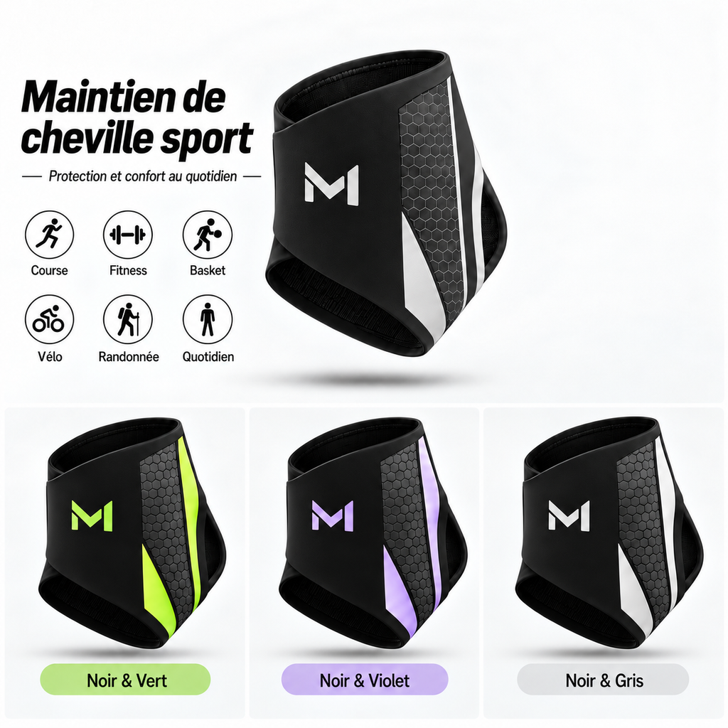 Miko Stabil – Chevillère de Compression & Soutien du Talon